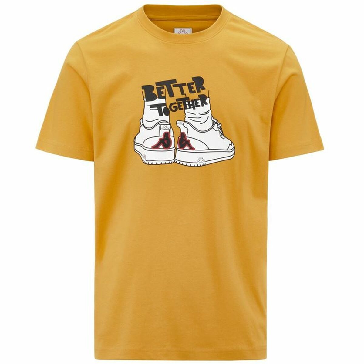 T-shirt med kortärm Herr Kappa Glabu Tbar Gyllene