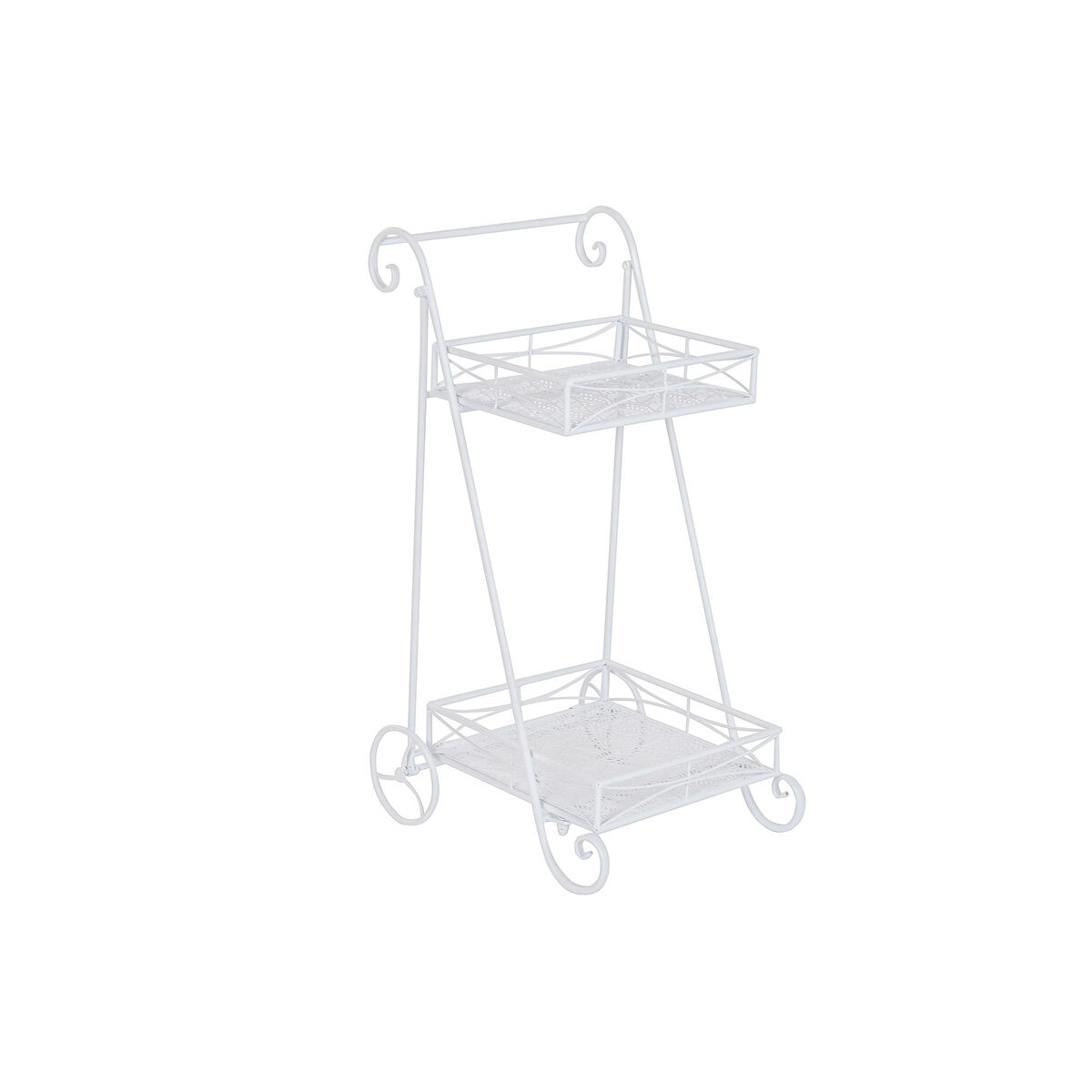 Flerfunktionsvagn Home ESPRIT Vit 43 X 38 X 76 CM