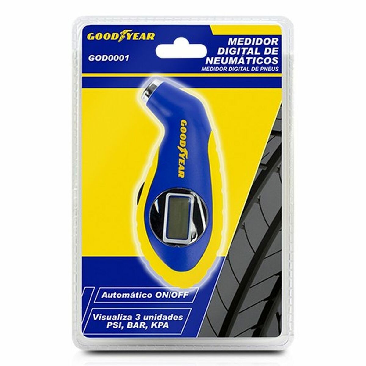Tryckmätare Goodyear GOD0001 Digital - 7
