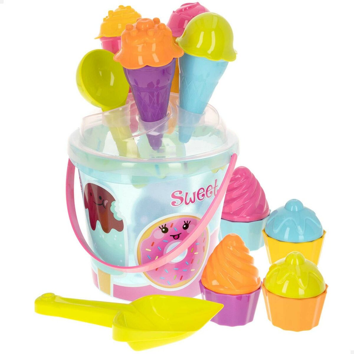 Strandleksaker set Colorbaby polypropen (15 antal) - 8