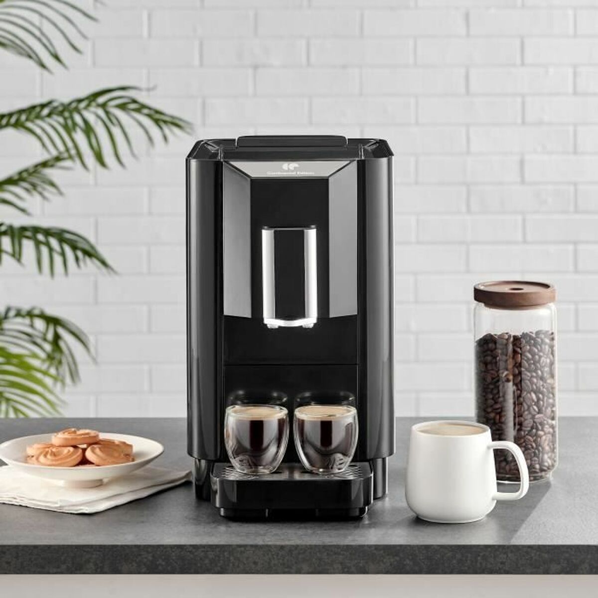 Superautomatisk kaffebryggare Continental Edison Svart 1450 W - 4