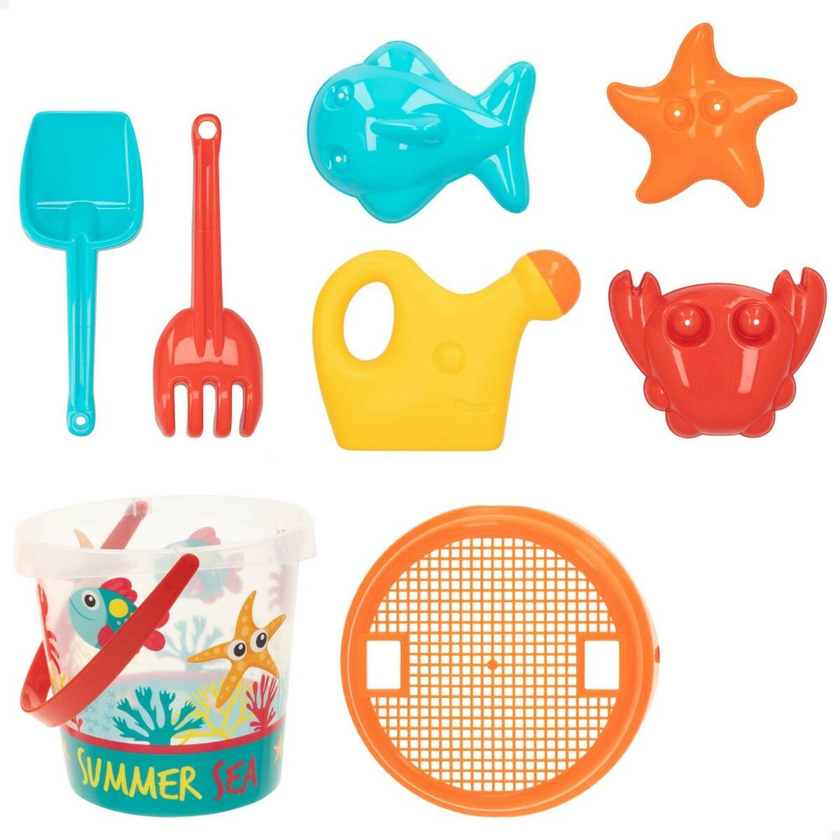 Strandleksaker set Colorbaby polypropen (16 antal) - 5