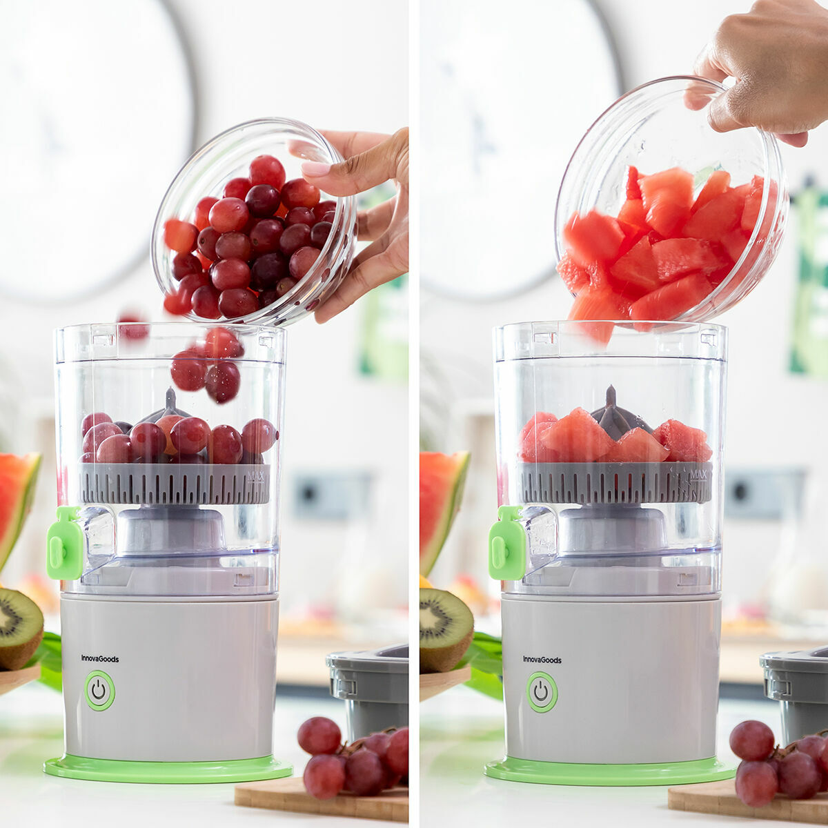 Automatisk Uppladdningsbar Juicepress Juisso InnovaGoods - 24
