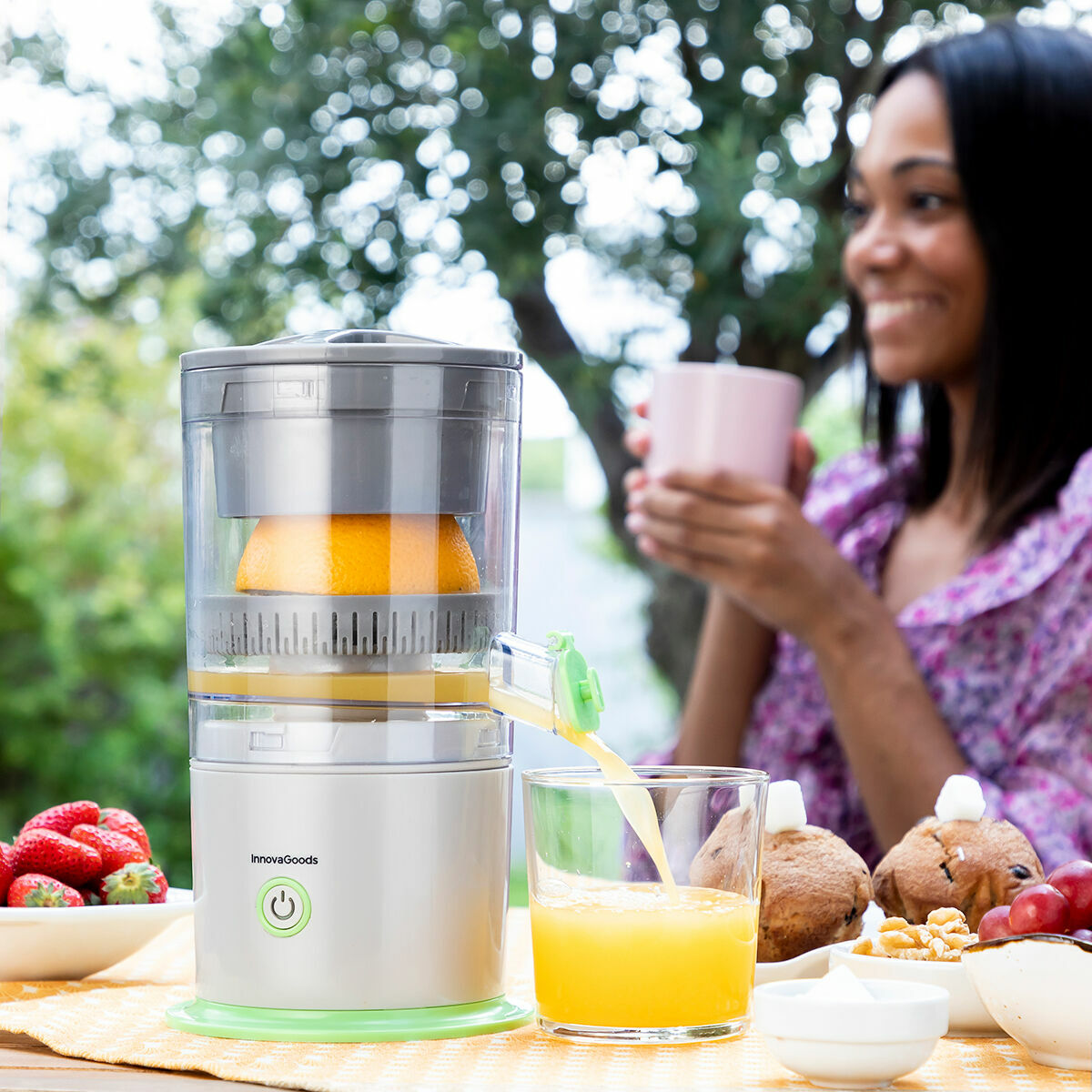 Automatisk Uppladdningsbar Juicepress Juisso InnovaGoods - 18