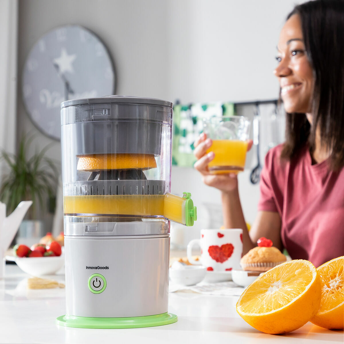 Automatisk Uppladdningsbar Juicepress Juisso InnovaGoods - 15