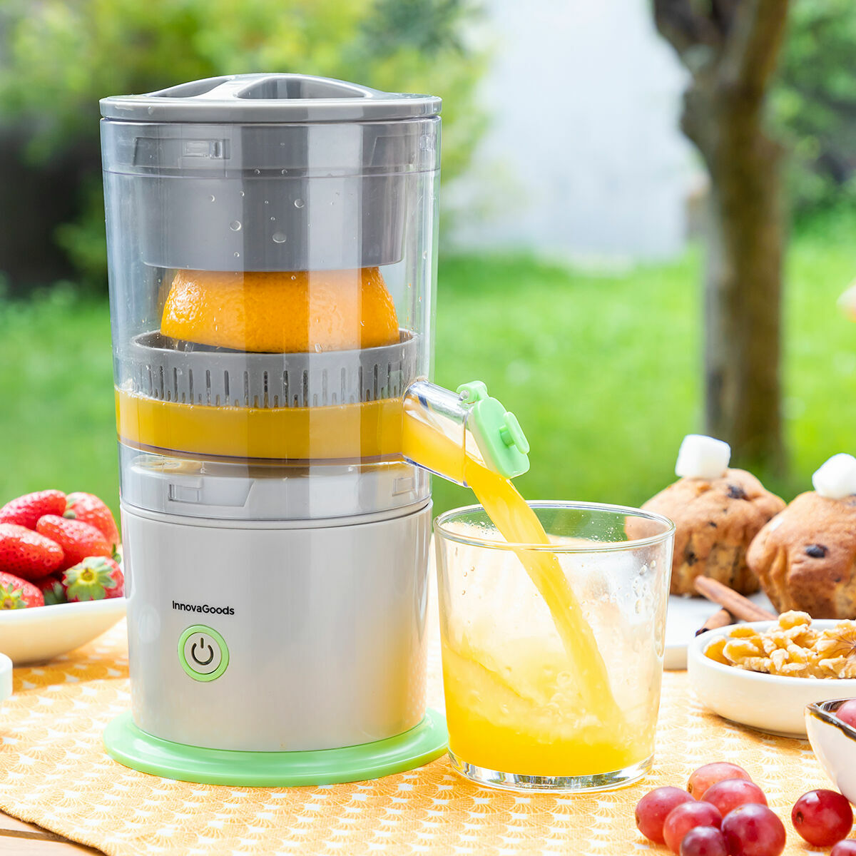Automatisk Uppladdningsbar Juicepress Juisso InnovaGoods - 13