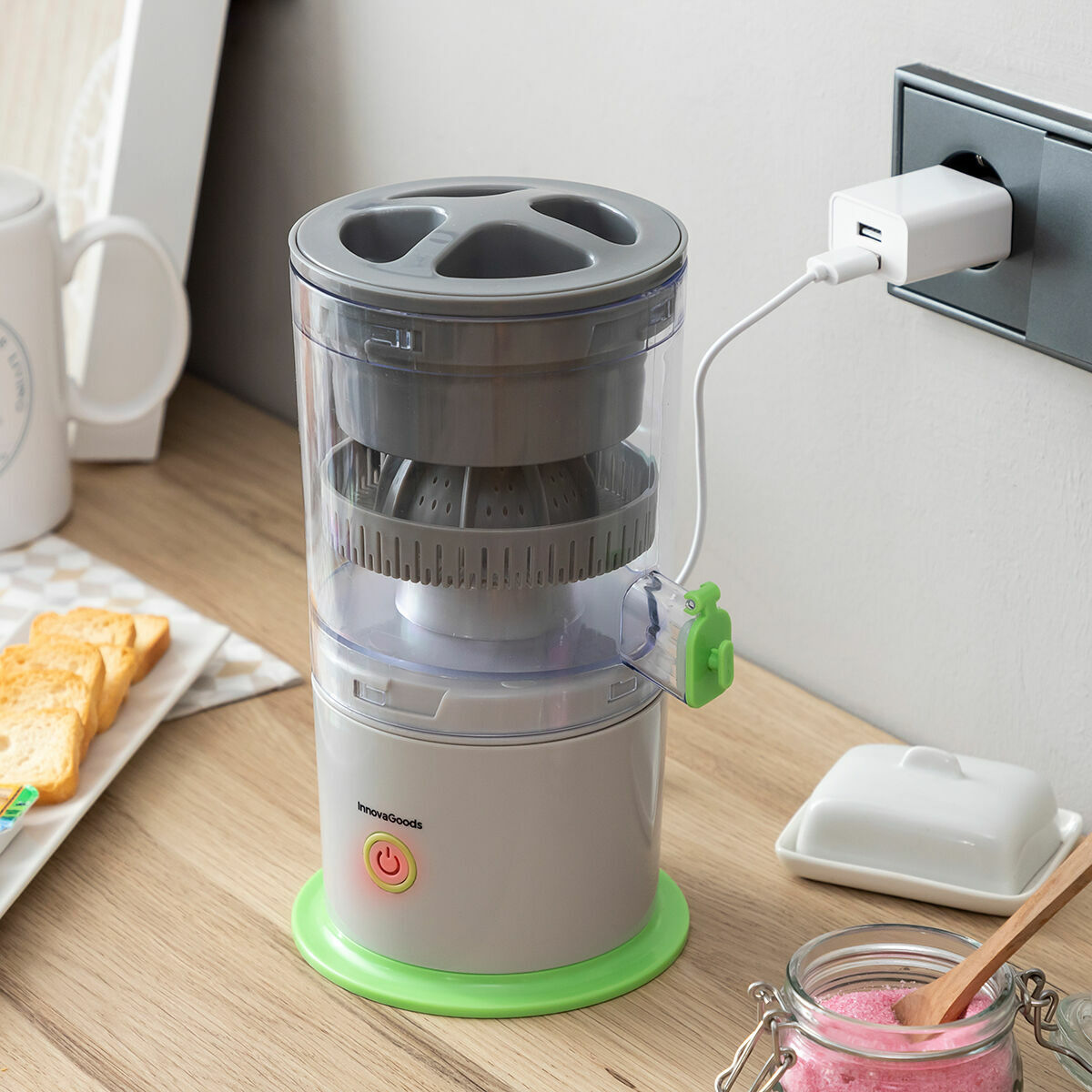 Automatisk Uppladdningsbar Juicepress Juisso InnovaGoods - 7