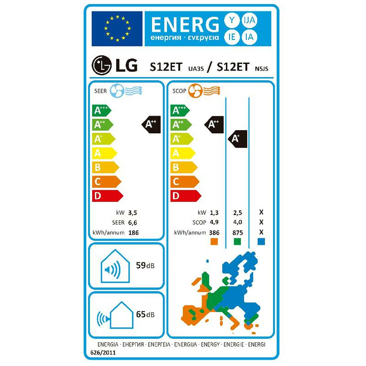 Luftkonditionering LG LGWIFI12.SET Vit A++ A+++ - 3