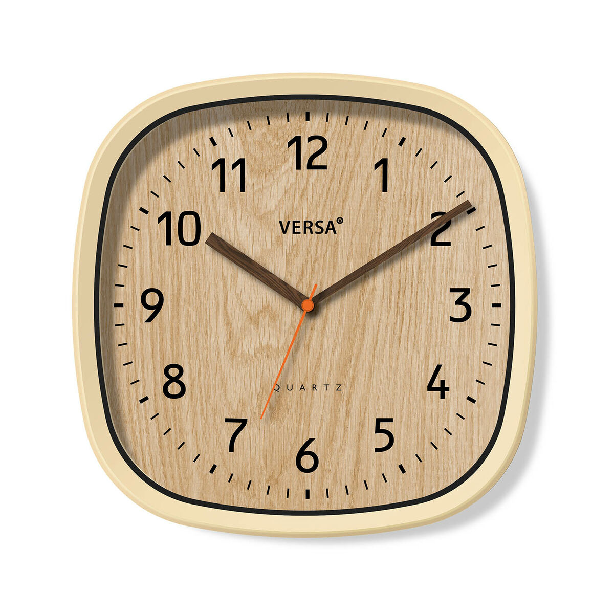 Väggklocka Versa Plast 4,8 x 31 x 31 cm