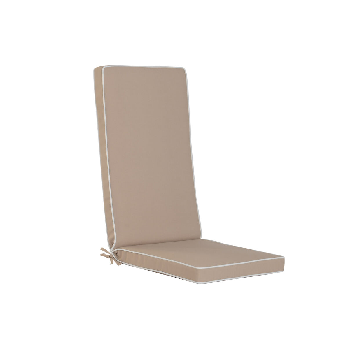 Dyna till solstol Home ESPRIT Vit Beige Trädgård 115 X 42 X 5 CM