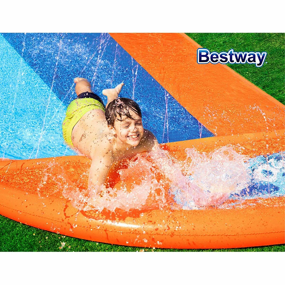 Bestway Triple Rutschbana 488x207,5 cm +3 År Trädgård 52329 - 3