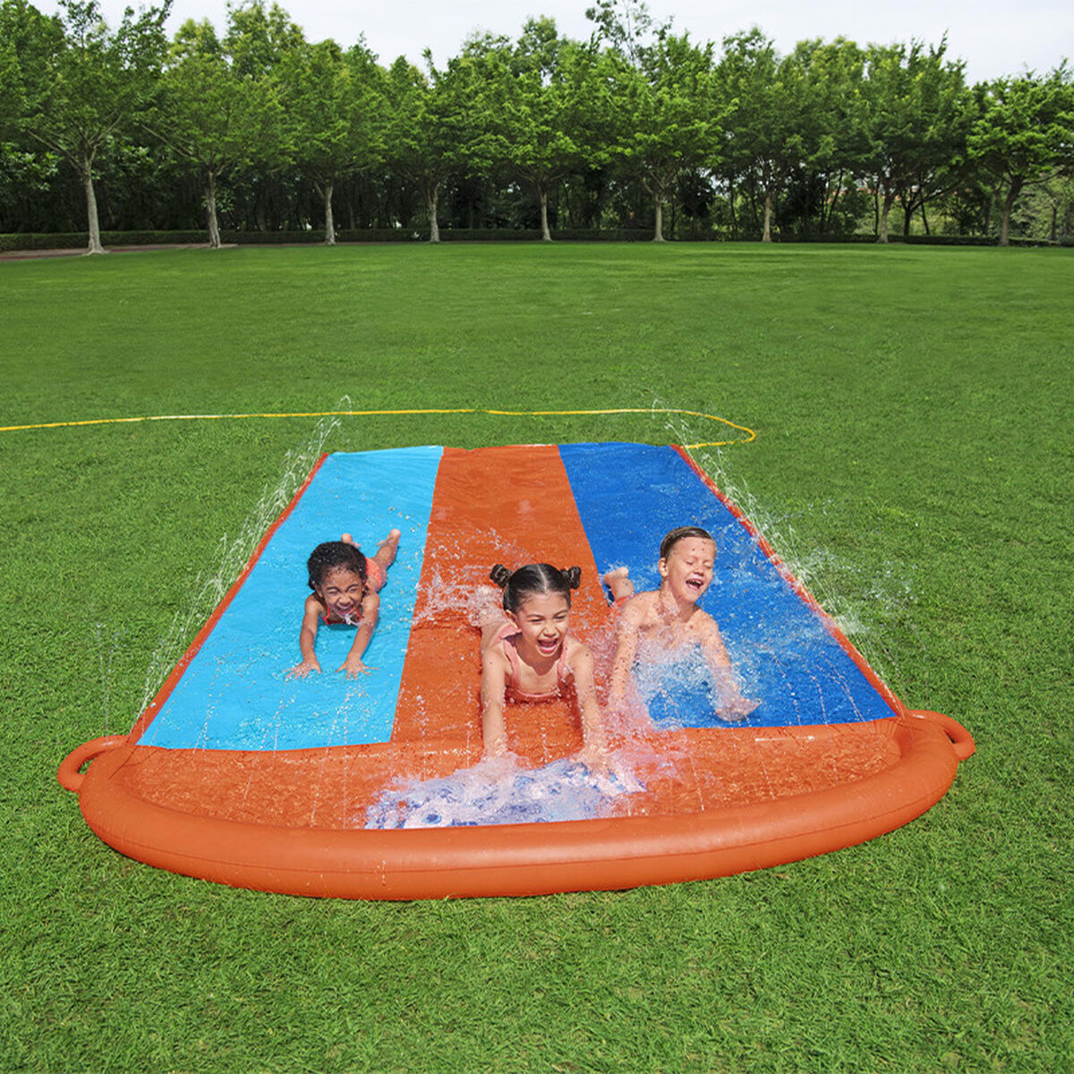 Bestway Triple Rutschbana 488x207,5 cm +3 År Trädgård 52329 - 10