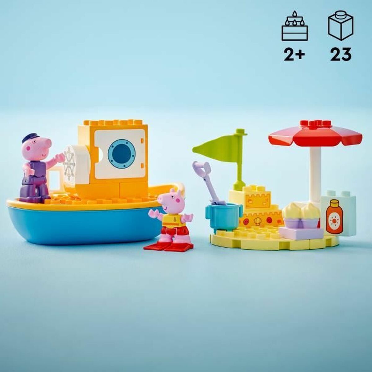 Byggsats Lego Peppa Pig's Boat Trip Multicolour - 4
