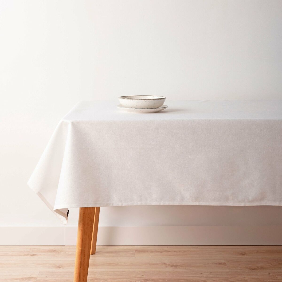 Fläckresistent bordsduk Belum 000-068 Vit 155 x 155 cm - 3