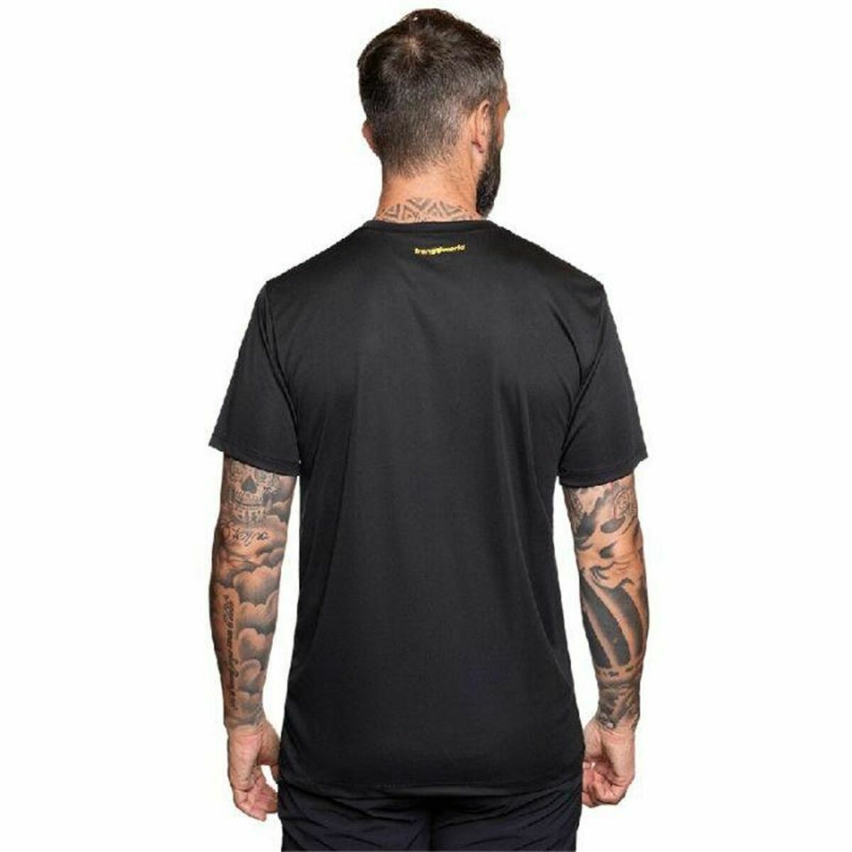 T-shirt med kortärm Herr Trangoworld Loiba Svart - 3