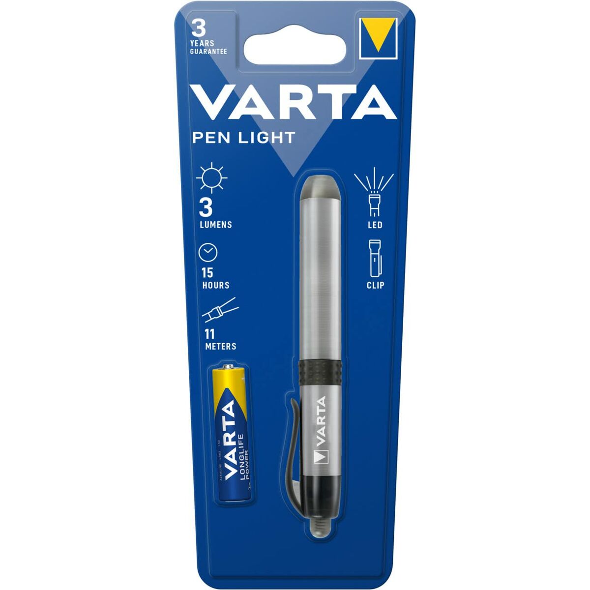 Ficklampa LED Varta Pen Light Penna 3 Lm - 5