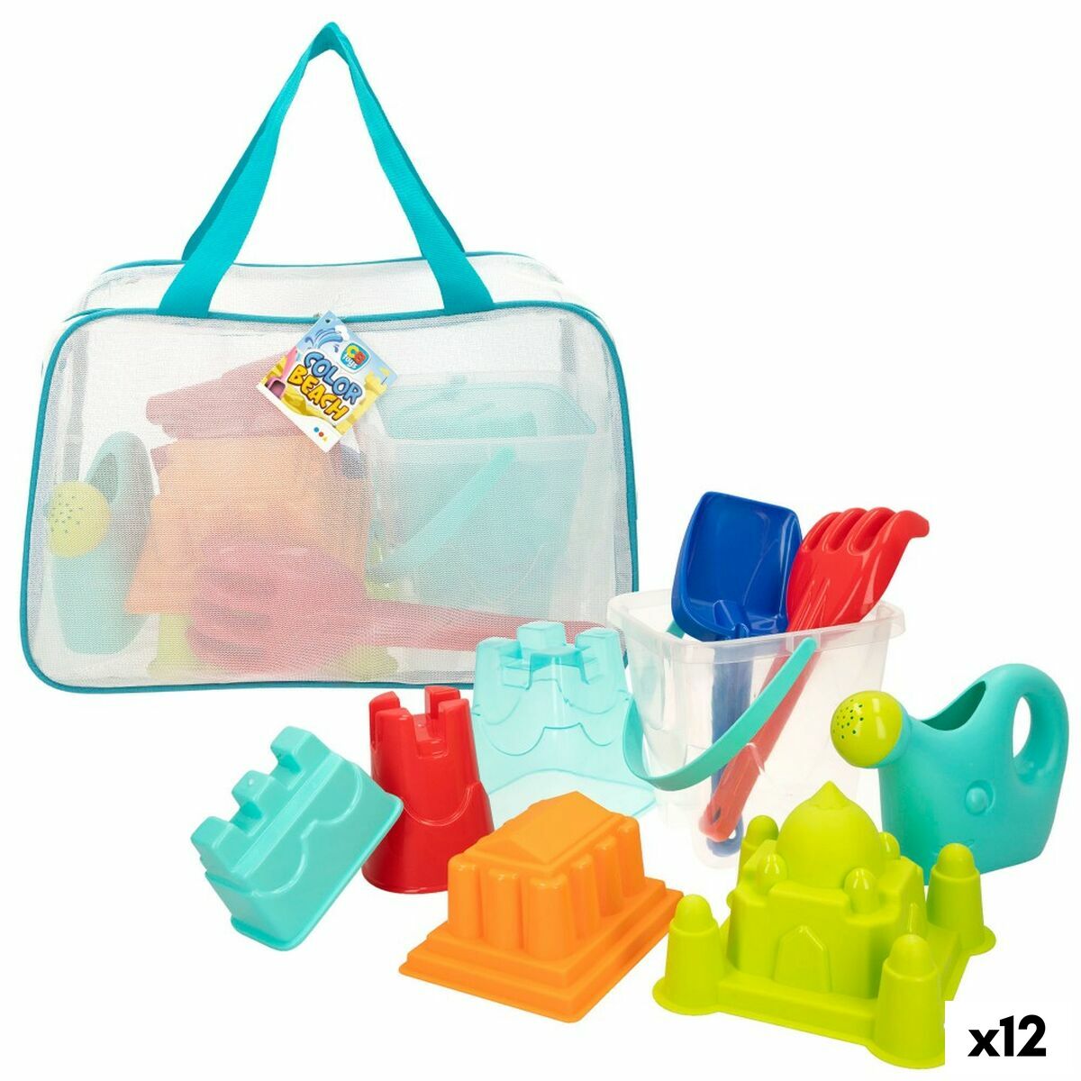 Strandleksaker set Colorbaby polypropen (12 antal) - 10