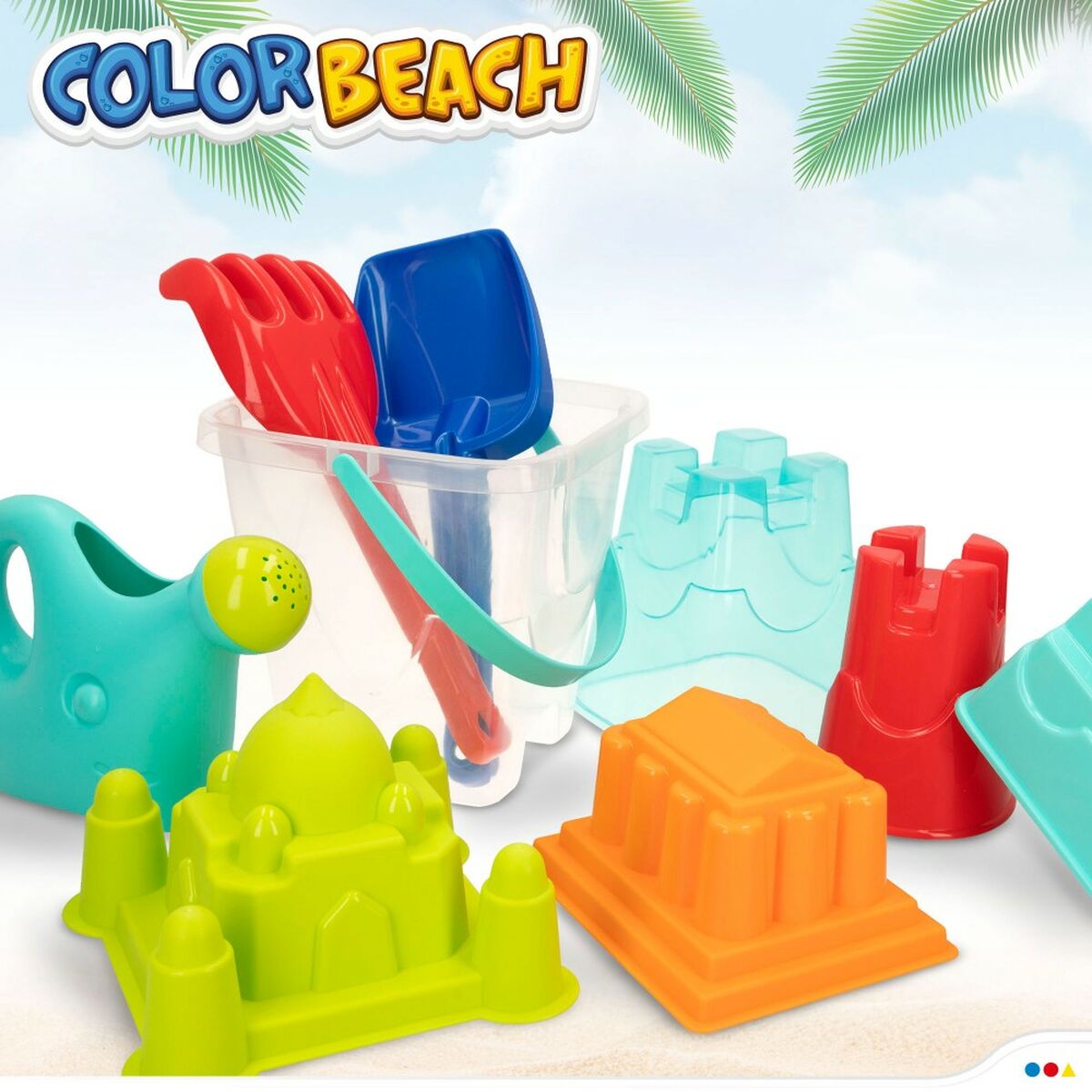 Strandleksaker set Colorbaby polypropen (12 antal) - 15