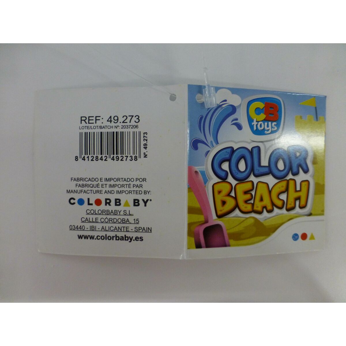 Strandleksaker set Colorbaby polypropen (8 antal) - 17