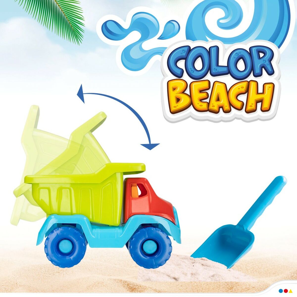 Strandleksaker set Colorbaby polypropen (8 antal) - 14
