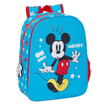 Skolryggsäck Mickey Mouse Clubhouse Fantastic Blå Röd 26 x 34 x 11 cm