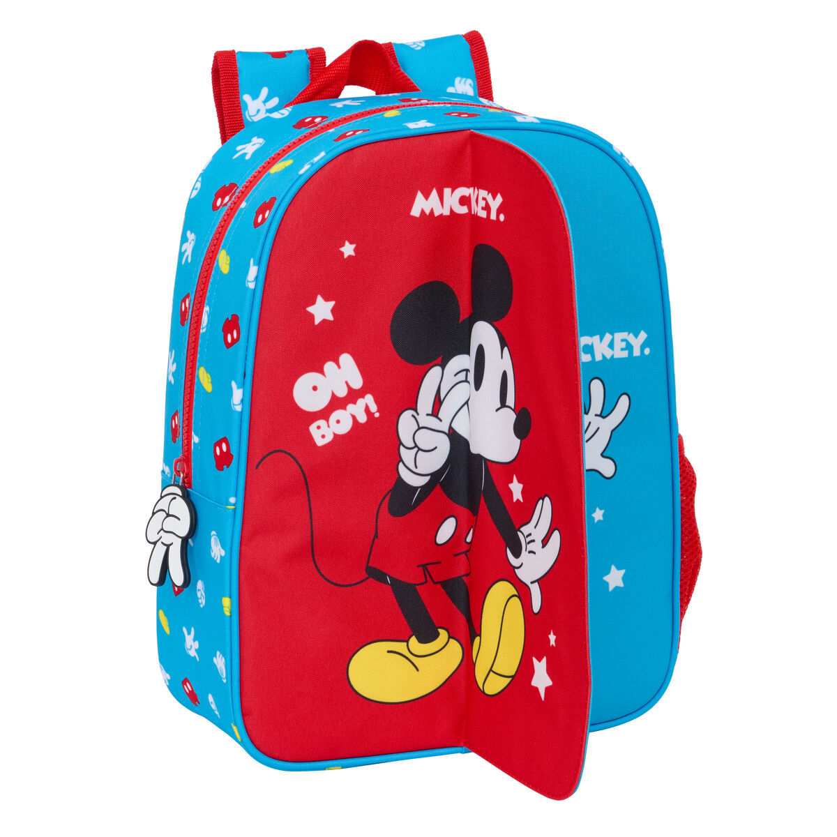 Skolryggsäck Mickey Mouse Clubhouse Fantastic Blå Röd 26 x 34 x 11 cm - 4
