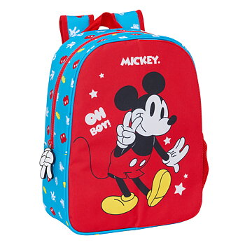 Skolryggsäck Mickey Mouse Clubhouse Fantastic Blå Röd 26 x 34 x 11 cm