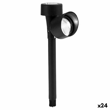 Solcellslampa Ibergarden Svart 12 x 26 x 5,5 cm (24 antal)