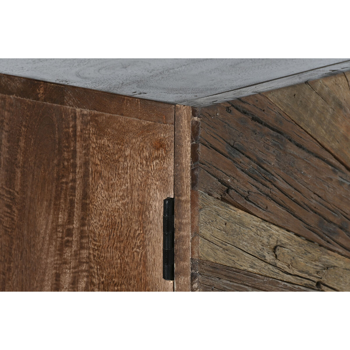 Skänk Home ESPRIT Svart Naturell Återvunnet Trä 120 x 40 x 85 cm - 3