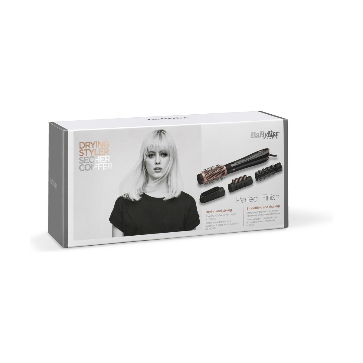 Borste Babyliss AS126E 1000W Svart 1000 W - 6