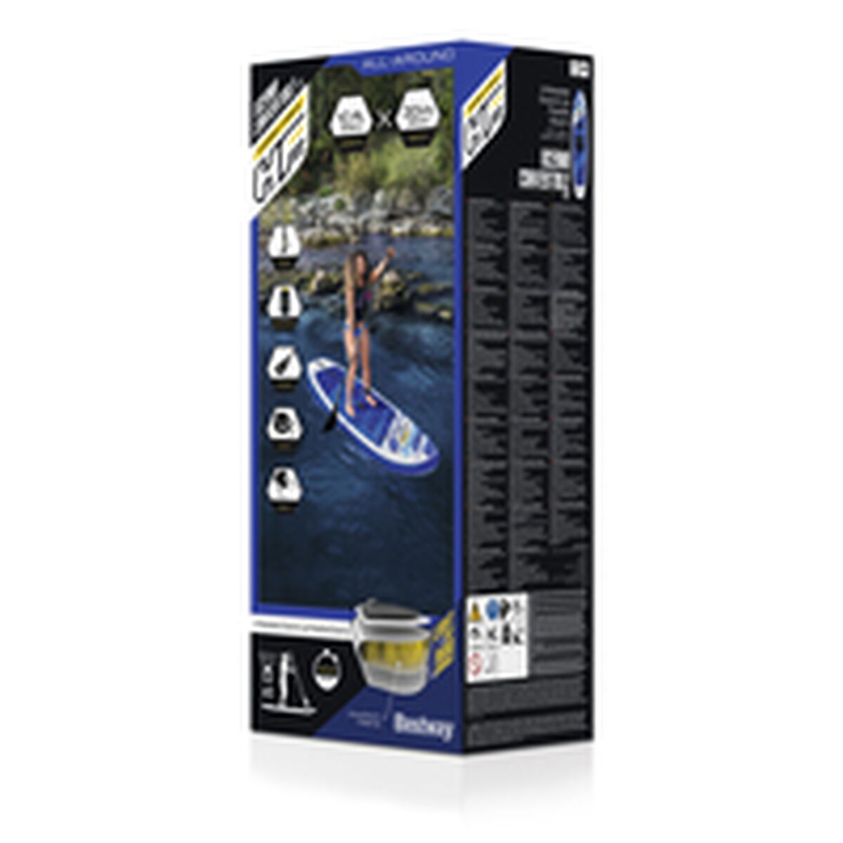 Bestway Paddle Surf Konvertibel Bord Hidro-Force 305x84x12 cm Fritid 65350 - 6