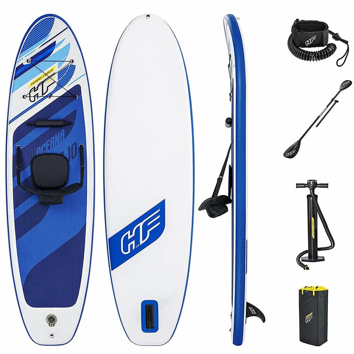 Bestway Paddle Surf Konvertibel Bord Hidro-Force 305x84x12 cm Fritid 65350 - 13