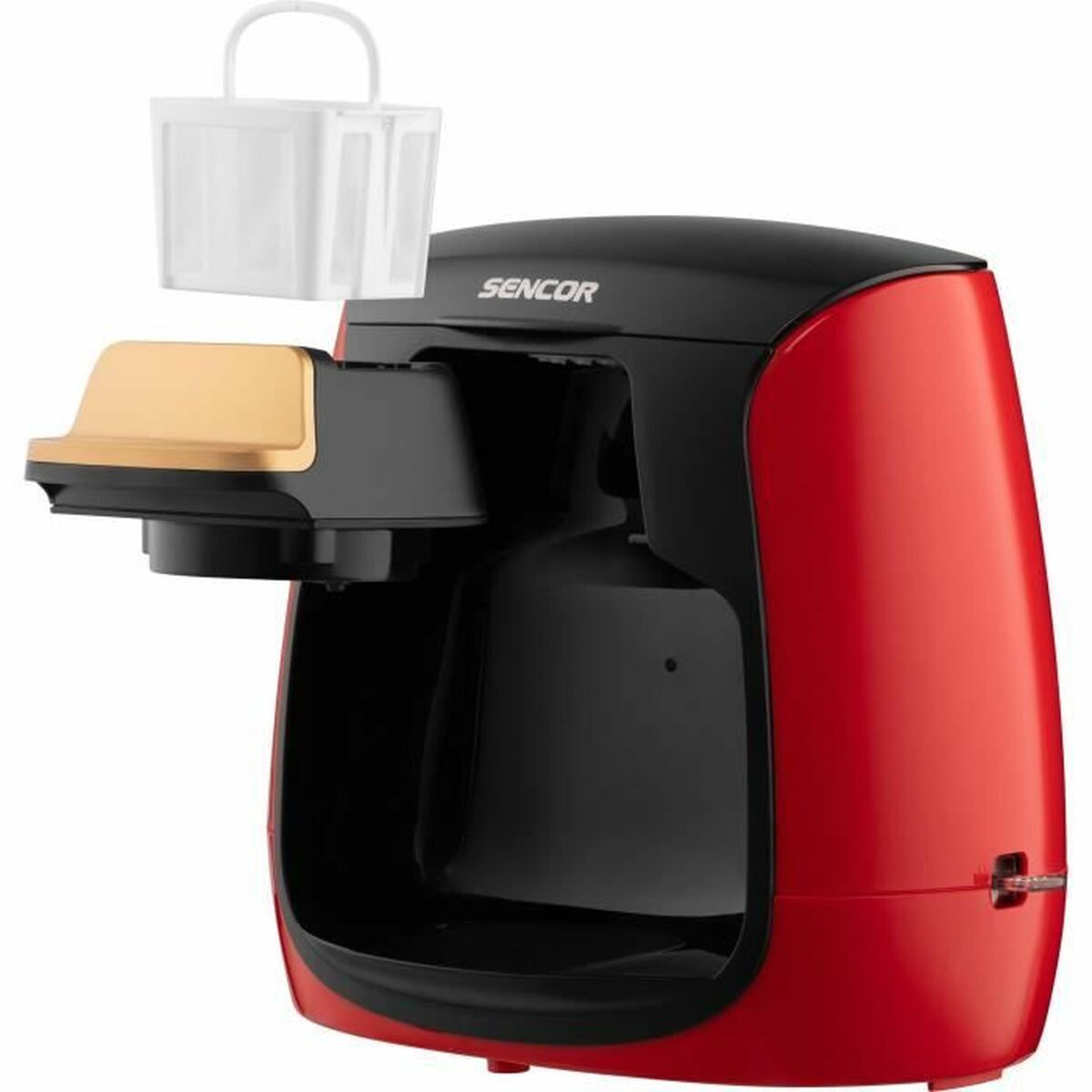 Kaffebryggare Sencor SCE 2101RD Röd rouge noir 500 W - 4