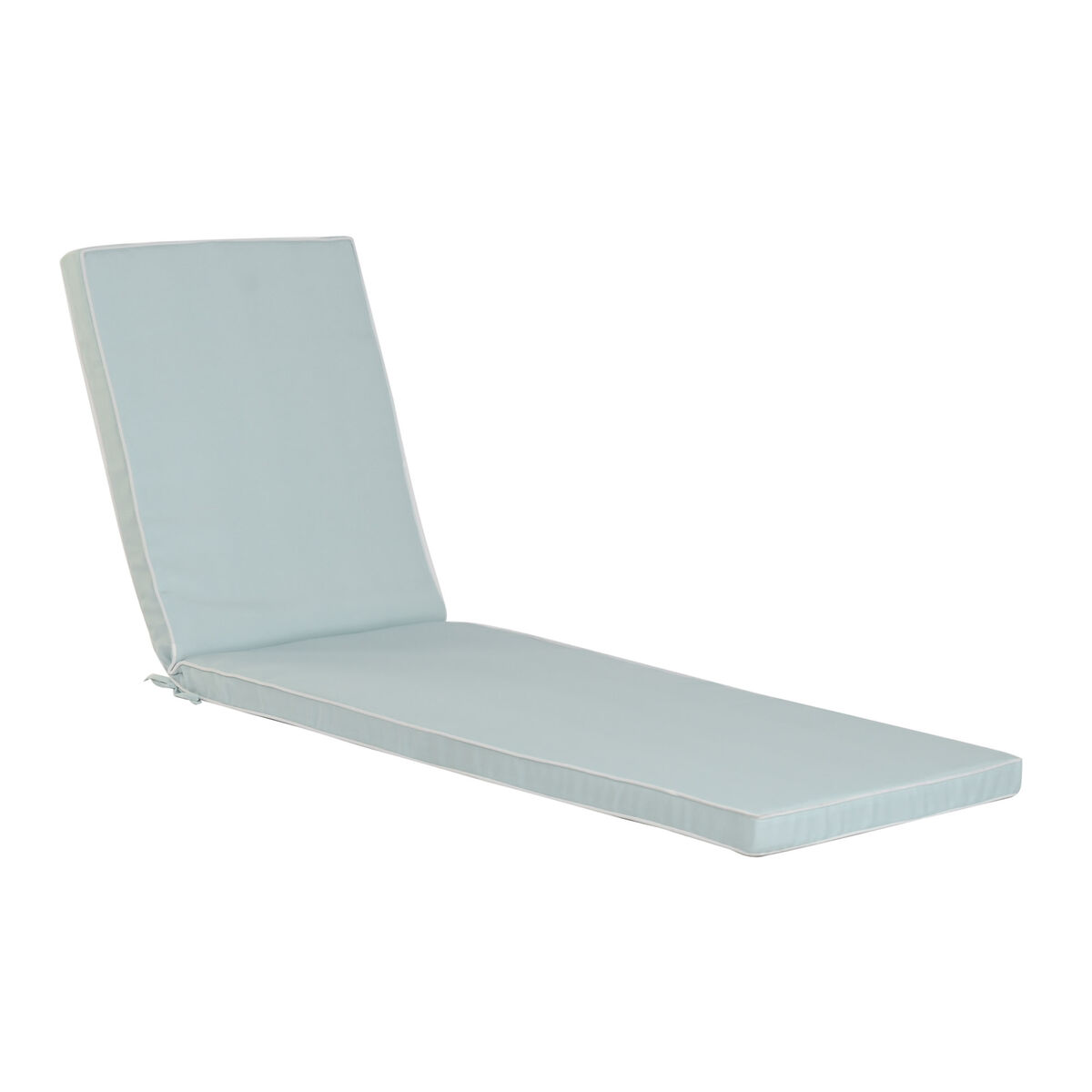 Dyna till solstol Home ESPRIT Blå Vit Trädgård 190 x 60 x 5 cm