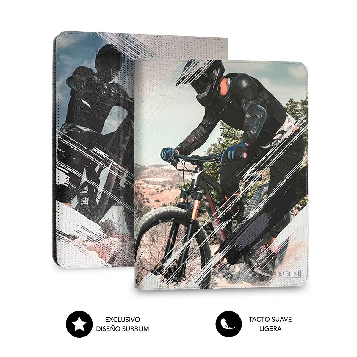 Fodral till Läsplatta Subblim Trendy Biker Multicolour 11" - 11