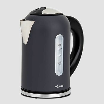 Vattenkokare Hkoenig BOE52 2200 W Svart Rostfritt stål 2200 W 1,7 L 1,7 L