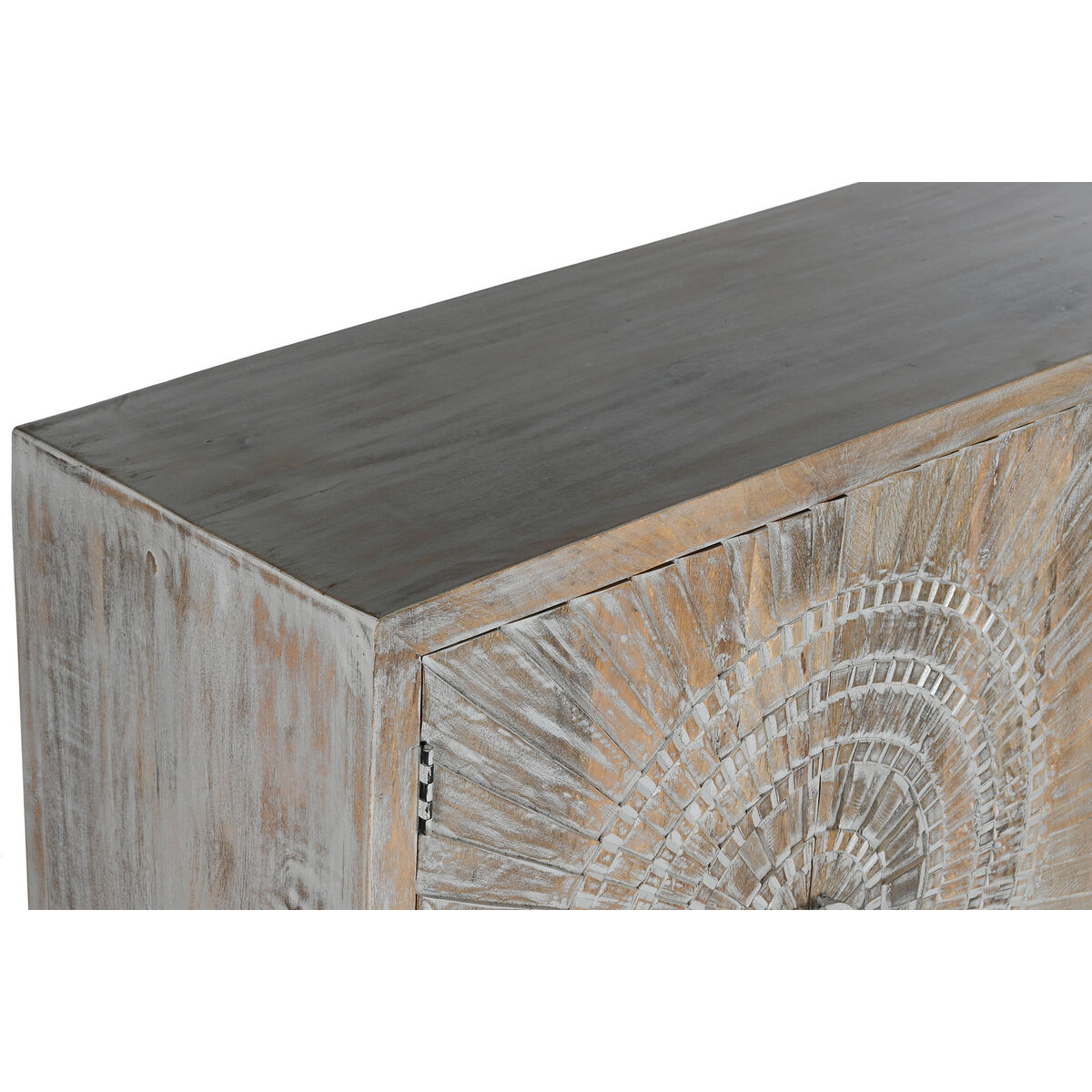 Skänk Home ESPRIT Vit Mangoträ 180 X 40 X 96 cm - 5