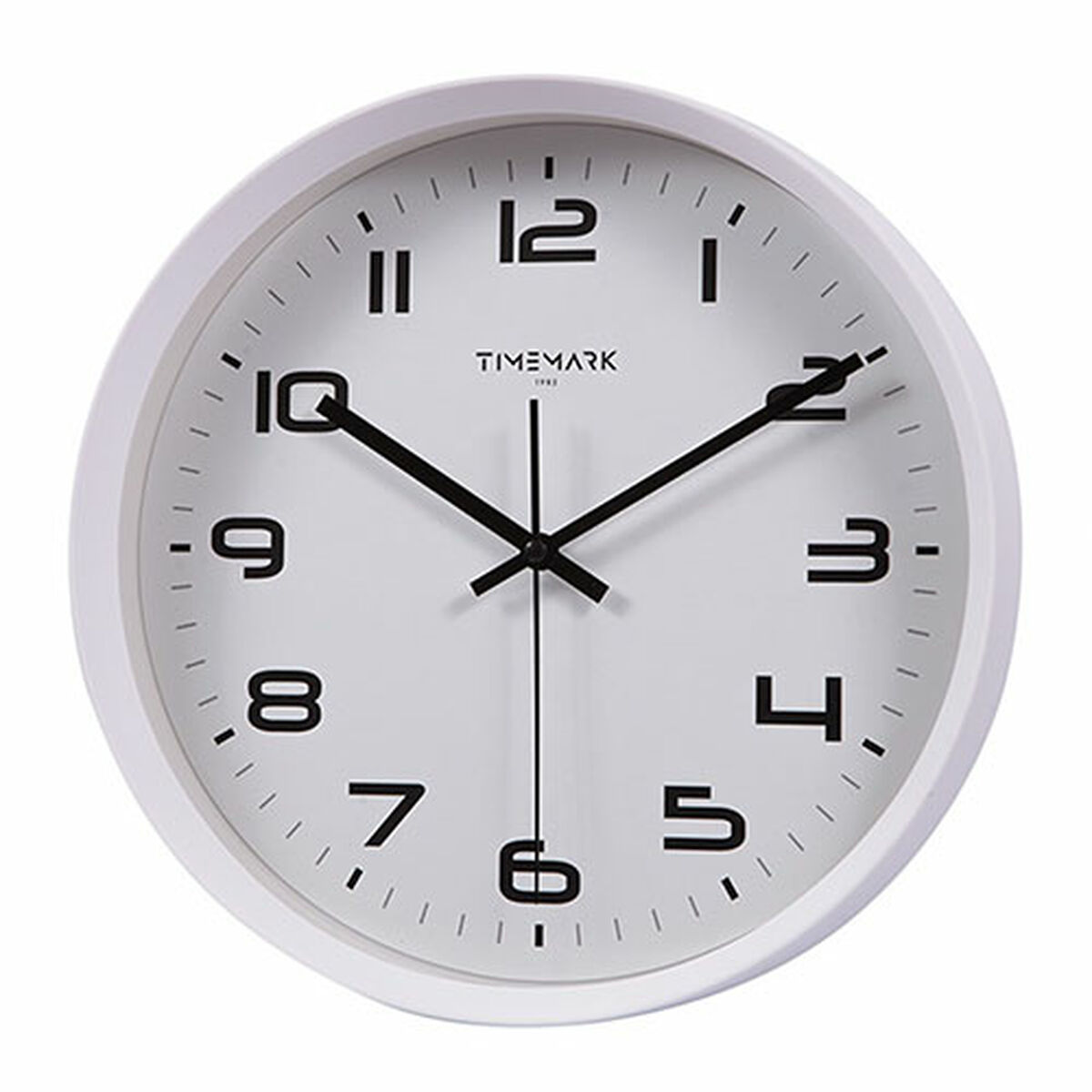 Väggklocka Timemark Vit 30 x 30 cm