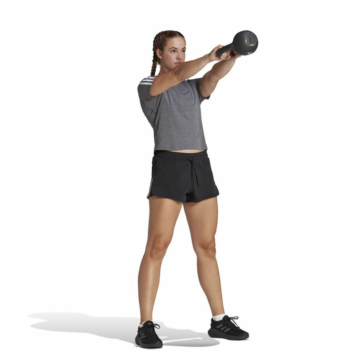 Sportshorts för kvinnor Adidas Essentials Svart - 4