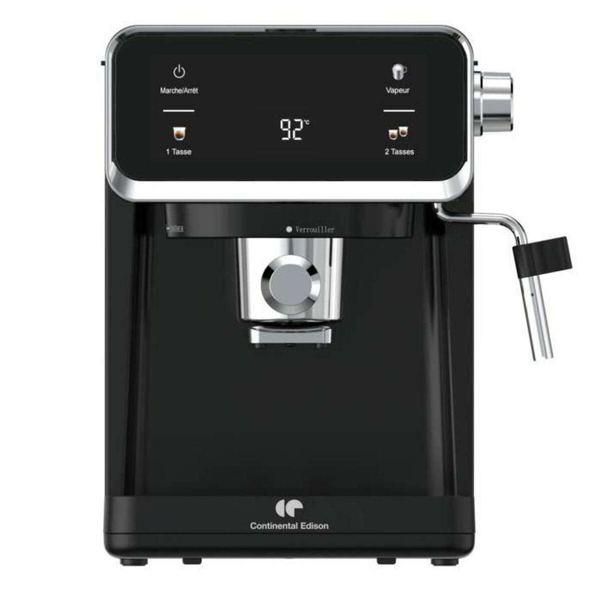 Superautomatisk kaffebryggare Continental Edison CEME19B Svart - 2