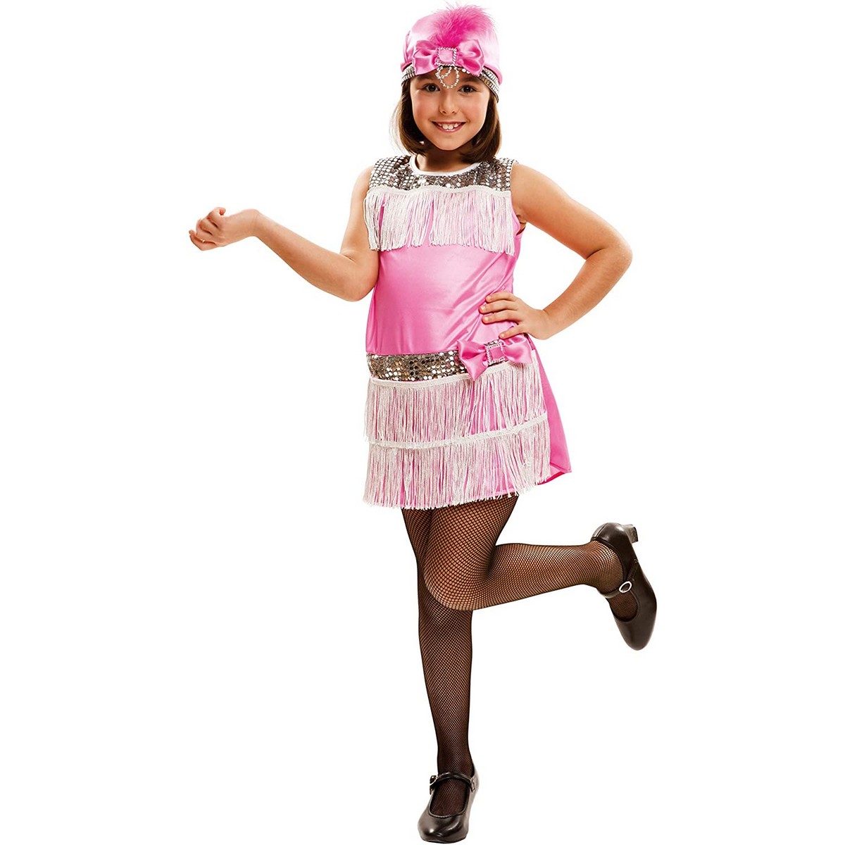 Maskeraddräkt för barn My Other Me Rosa Charleston 3-4 år - 3
