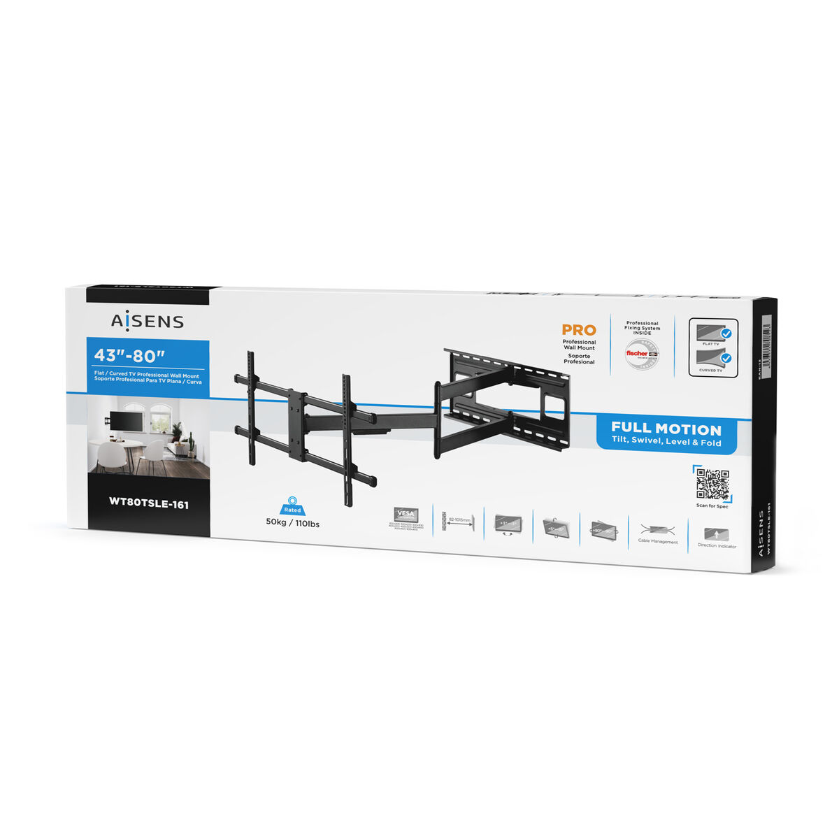 TV-fäste Aisens WT80TSLE-161 40"-80" 50 kg - 2
