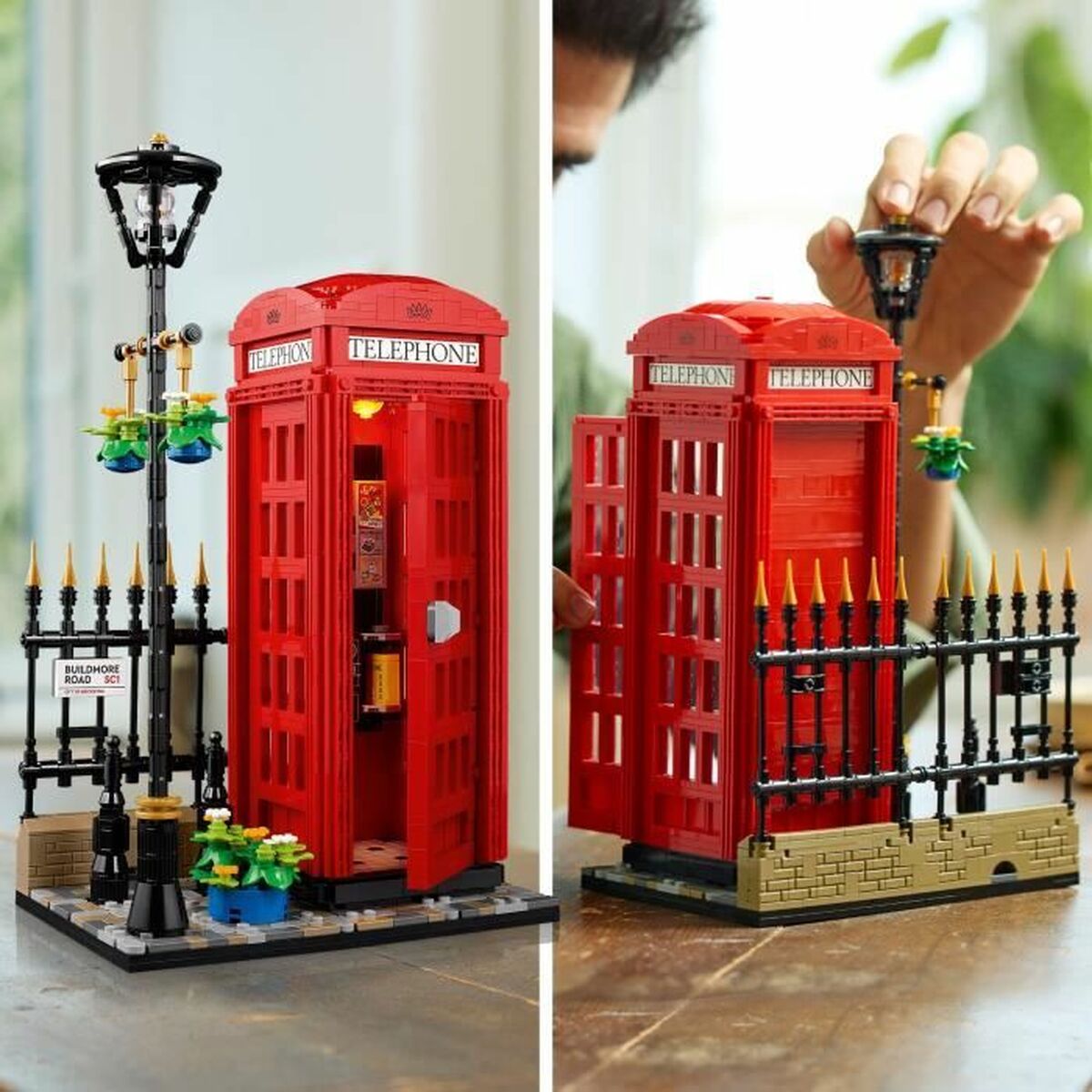 Byggsats Lego 21347 London Telephone Booth 1460 Delar - 3