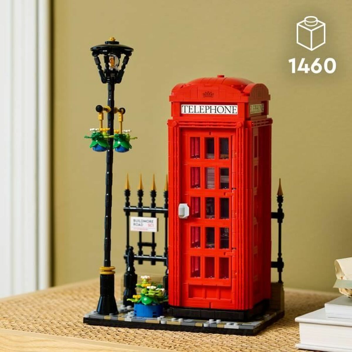 Byggsats Lego 21347 London Telephone Booth 1460 Delar - 2