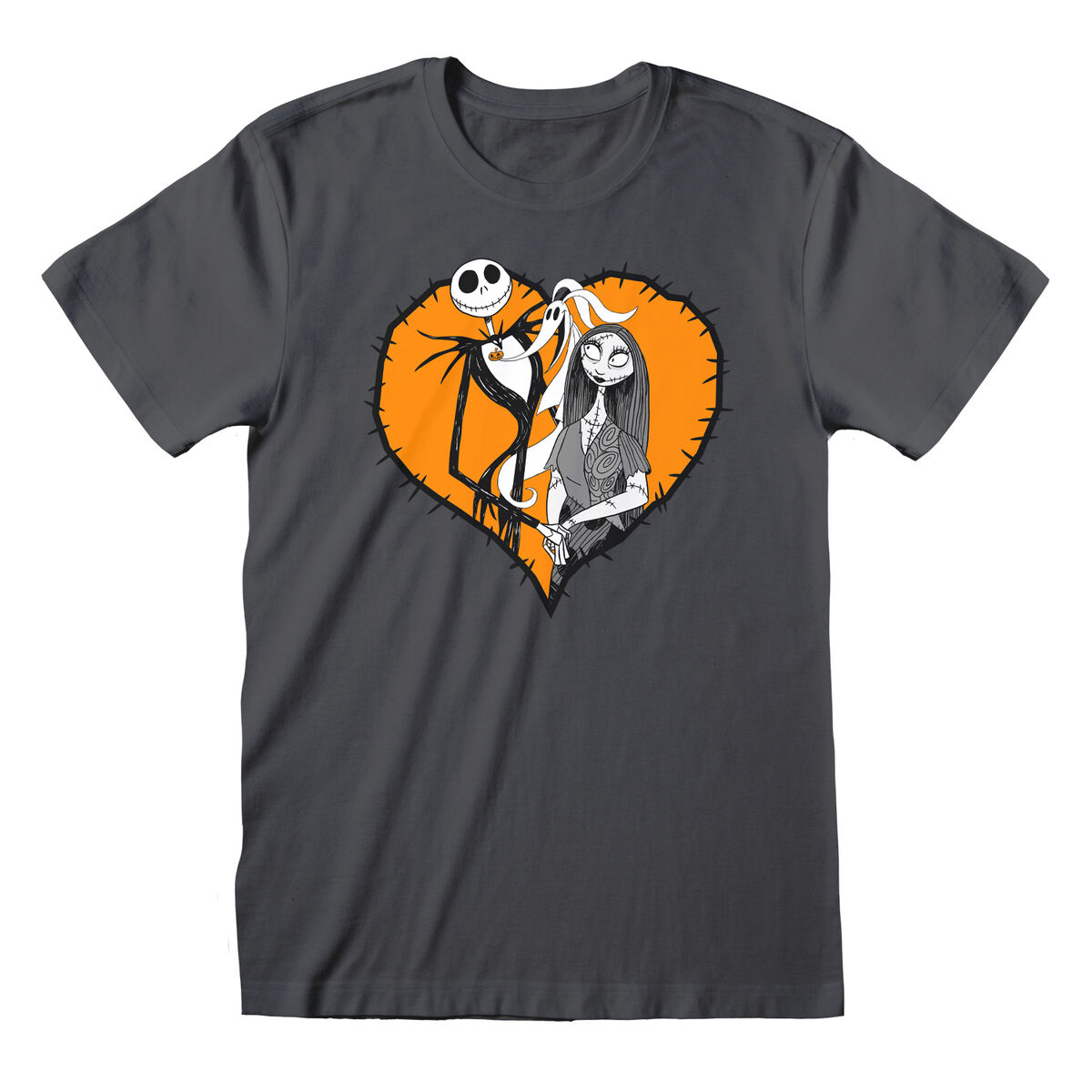 T-shirt med kortärm Unisex The Nightmare Before Christmas Queen Of Screams Vit