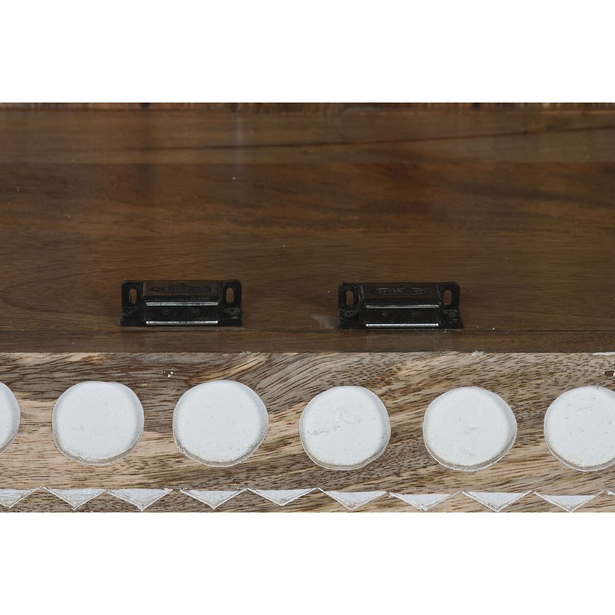 Skänk Home ESPRIT Vit Naturell Mangoträ 165 x 40 x 90 cm - 6