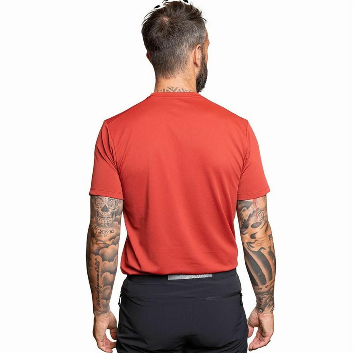 T-shirt med kortärm Herr Trangoworld Ovre Röd - 3