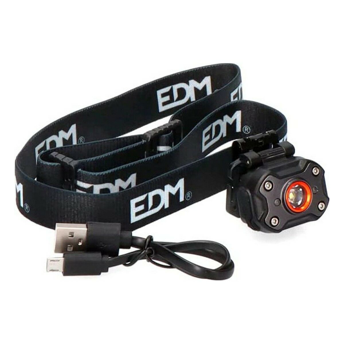 LED-lampa för huvudet EDM 36417 Svart 8 W 400 lm - 10