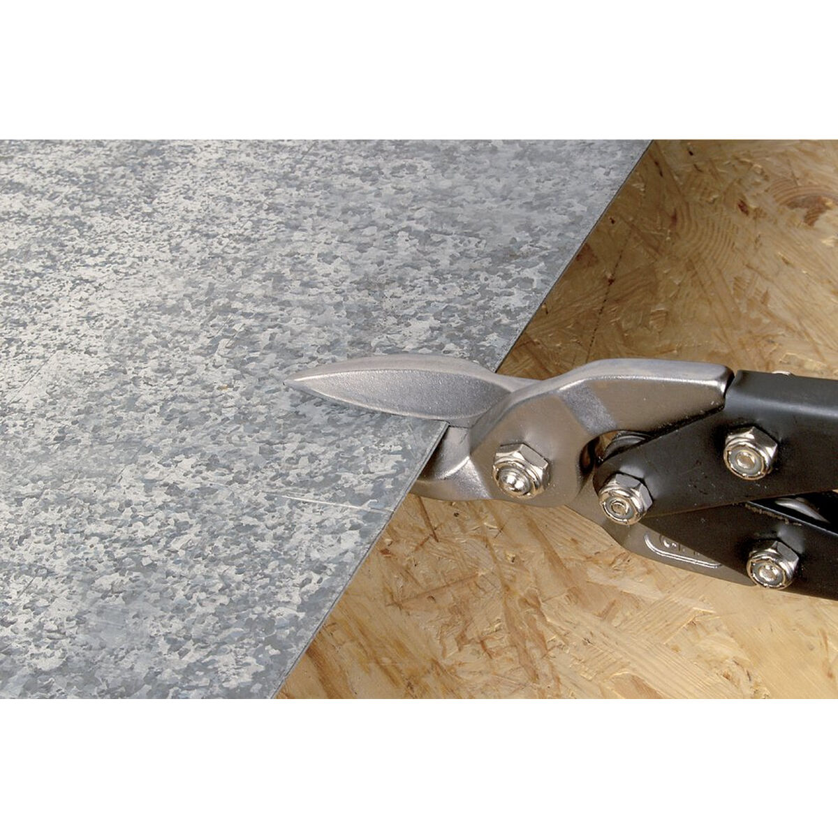 Metall saxar Wolfcraft 4027000 Upprätt Stål 26 cm - 2