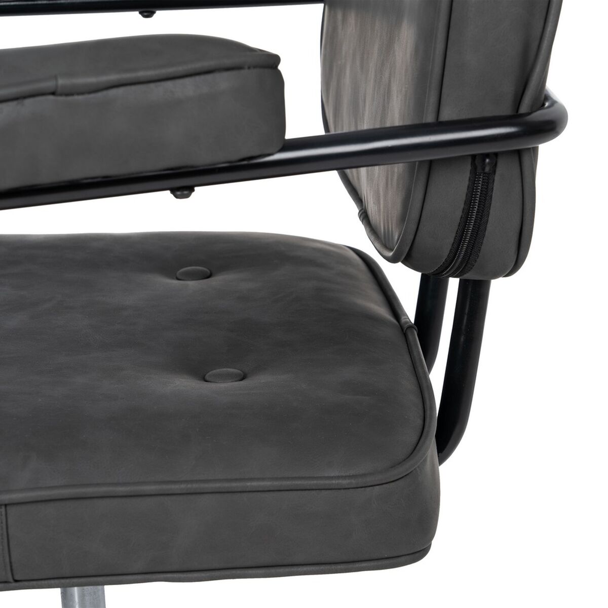 Kontorsstol 56 x 56 x 92 cm Svart - 14
